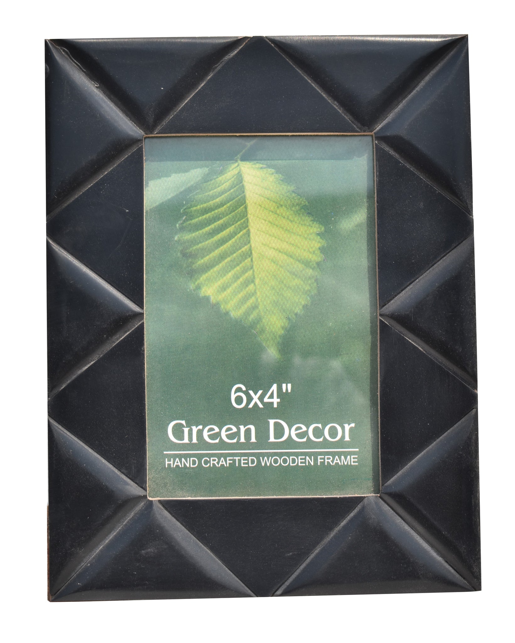 Black lean Resin Photo Frame -  Elegant Wooden Frame