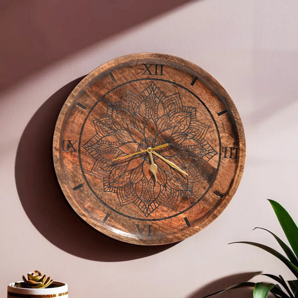 Wooden Carved, Vintage Wall Clock (GD2293)