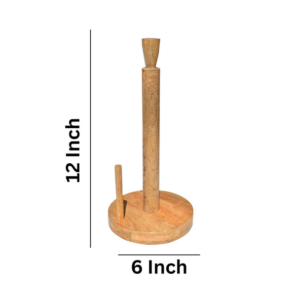 Natural wooden sleek carving Kitchen Towel Holder