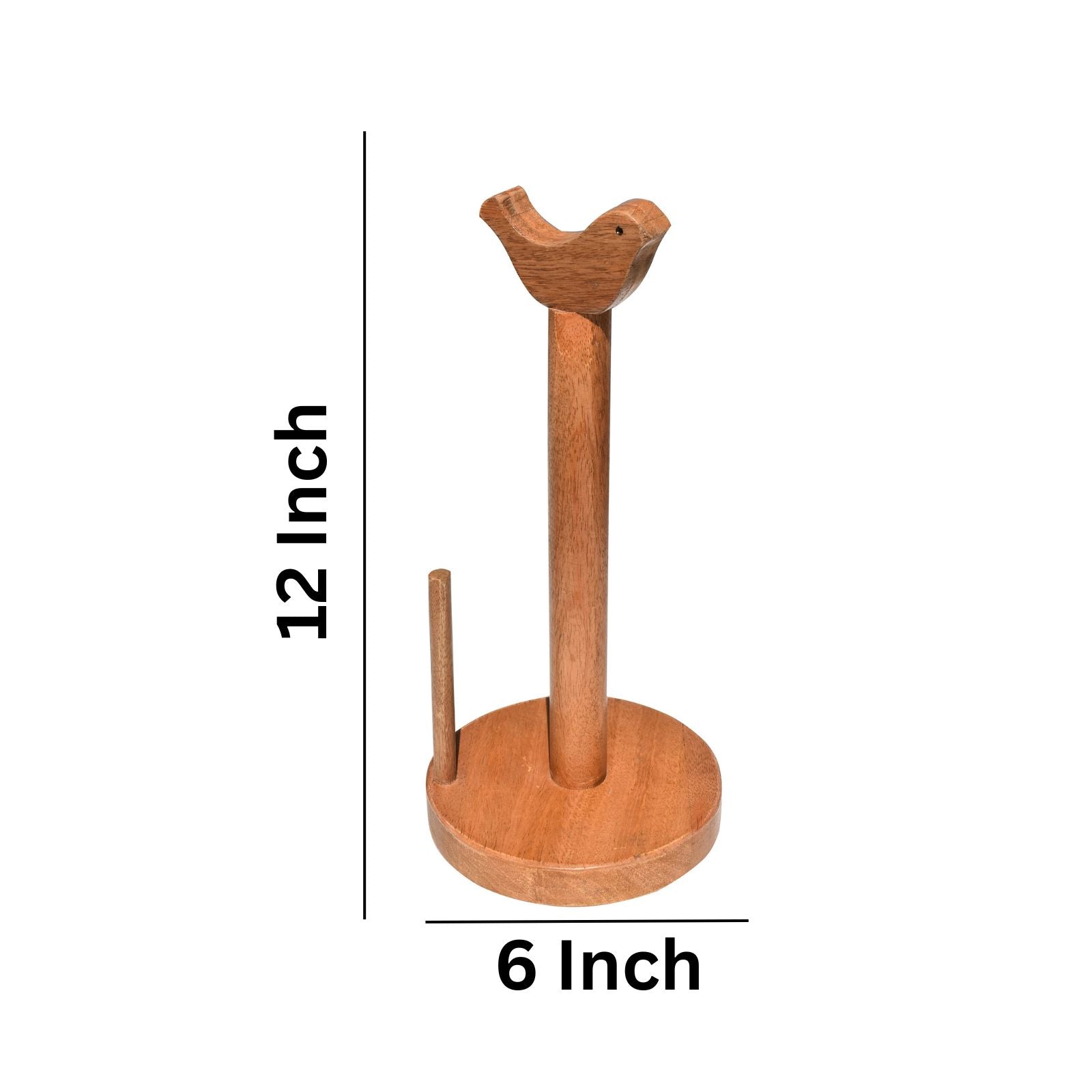 Birdie icon Wooden Kitchen Towel Holder