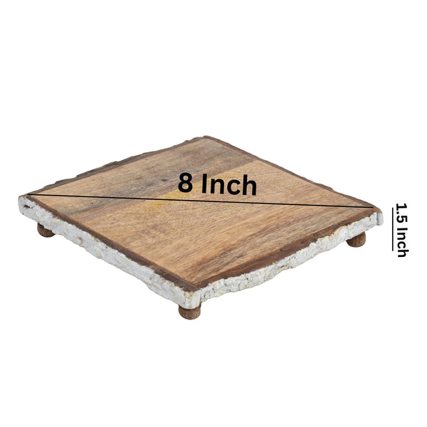 Bark Wooden edges squire Trivet