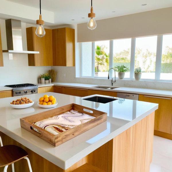 Decal Wooden Tray (GD6072)