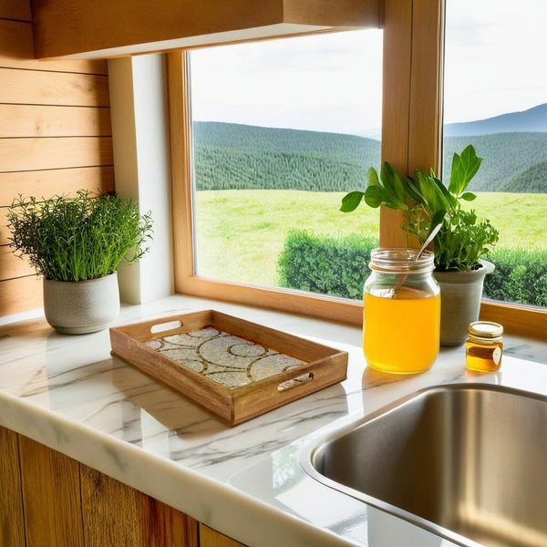 Decal Wooden Tray (GD6075)