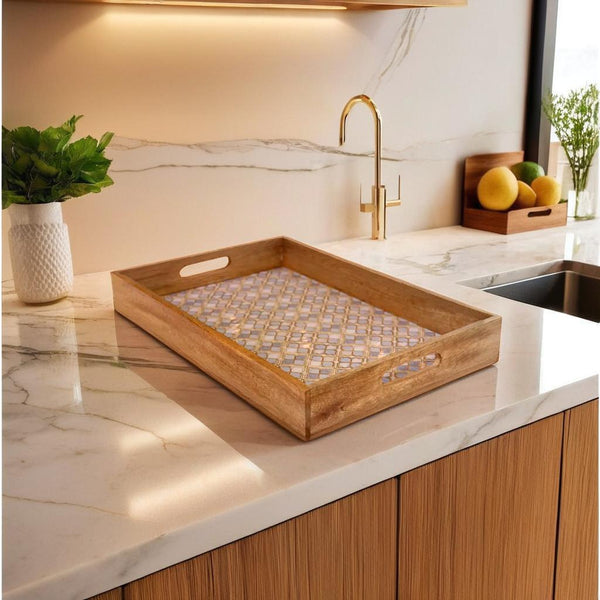 Decael Wooden Tray (GD6067)