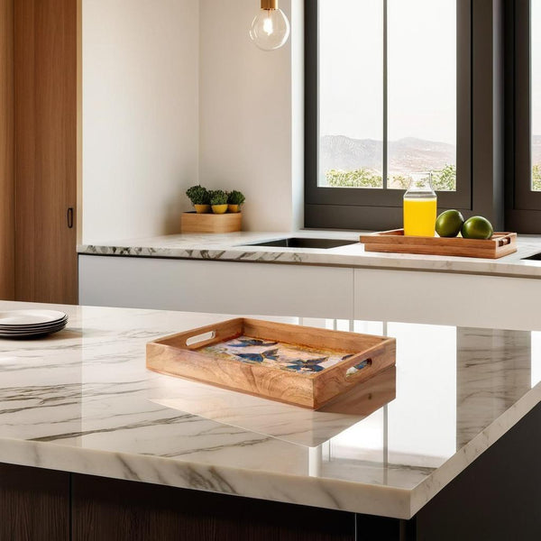 Decal Wooden Tray (GD6068)