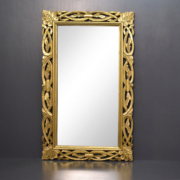 Wooden Carved Vintage Wall Mirror (GD1905)